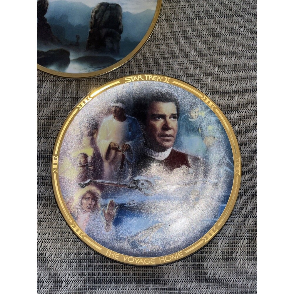 Star Trek Collector's Plates Hamilton Collection, Set of 2